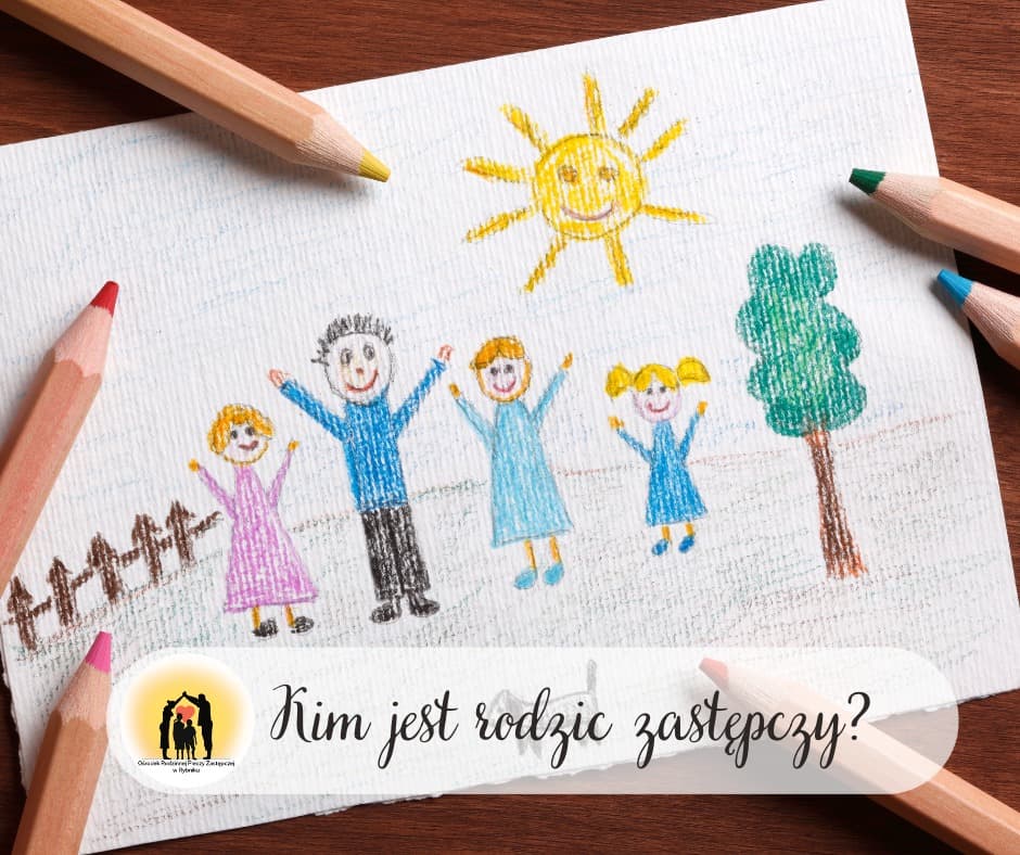 Kochający rodzic przytulający dziecko, symbolizujący rodzicielstwo zastępcze